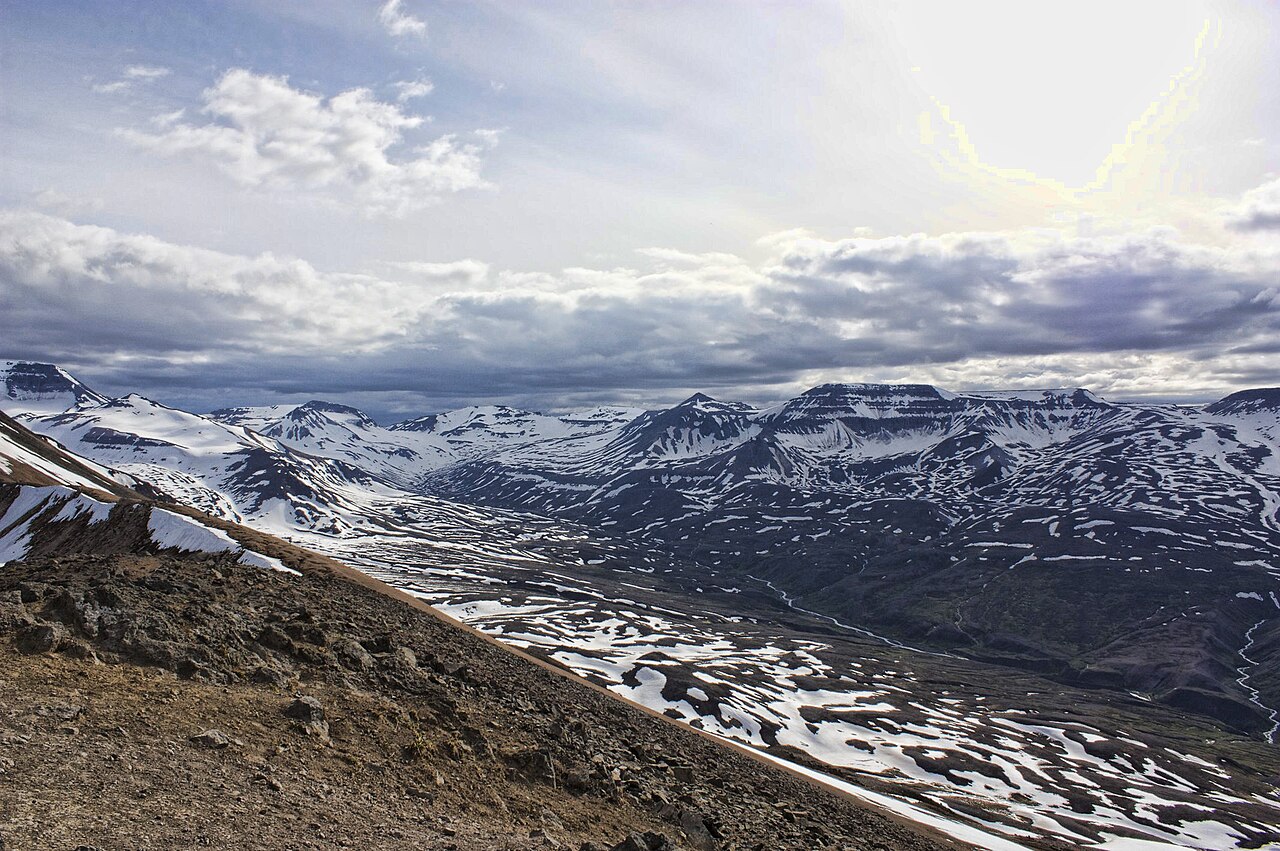 Glerárdalur above Akureyri, Iceland