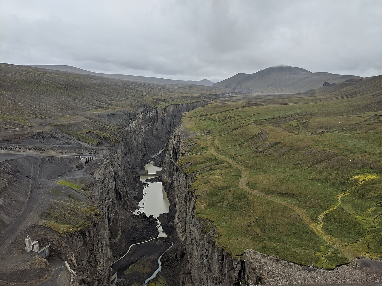 Hafrahvammagljúfur Canyon, Iceland