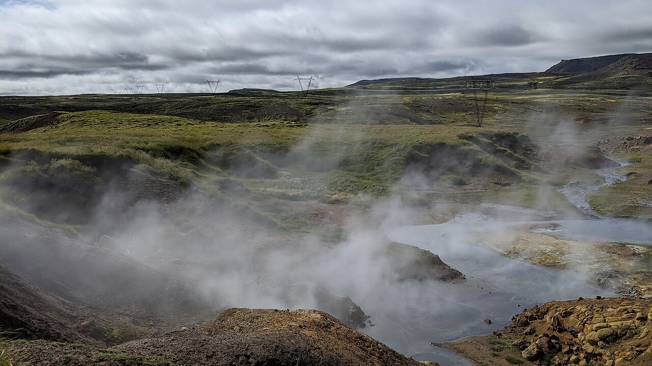Reykjadalur Hot Spring Hike, Iceland