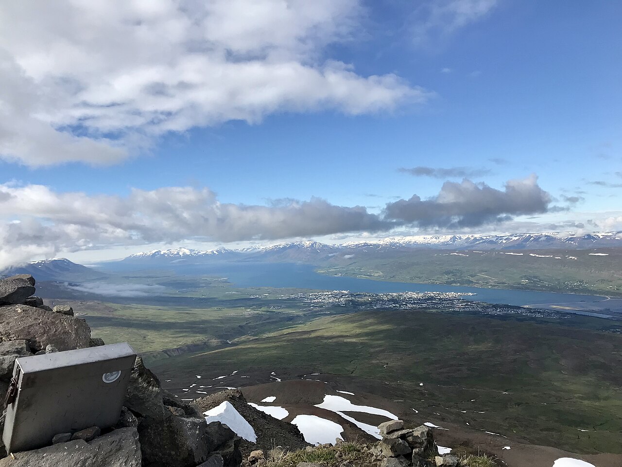 Súlur above Akureyri, Iceland